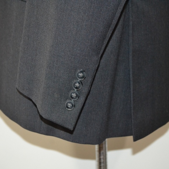 Calvin Klein 42R Sport Coat Blazer Suit Jacket Bla - Picture 4 of 8